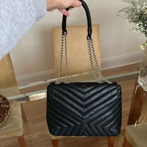 Intervalle leather chevron bag